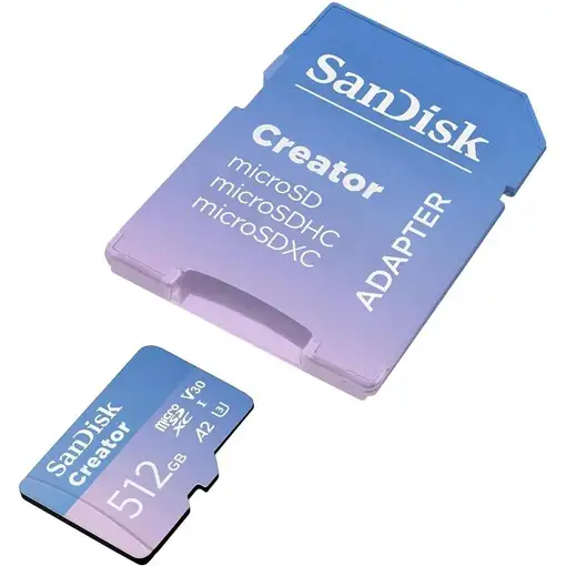 SanDisk Creator 512 GB MicroSDXC UHS-I Clase 10