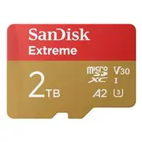 SanDisk Extreme 2 TB MicroSDXC UHS-I Clase 10
