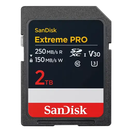 SanDisk Extreme PRO 2 TB SDXC UHS-I Clase 10