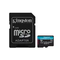 Kingston Technology Tarjeta microSDXC Canvas Go Plus Gen4 de 1 TB, 200 MB/s, A2 U3