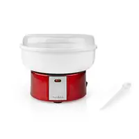Nedis FCCM100FRD algodonera de azúcar Rojo, Blanco 500 W