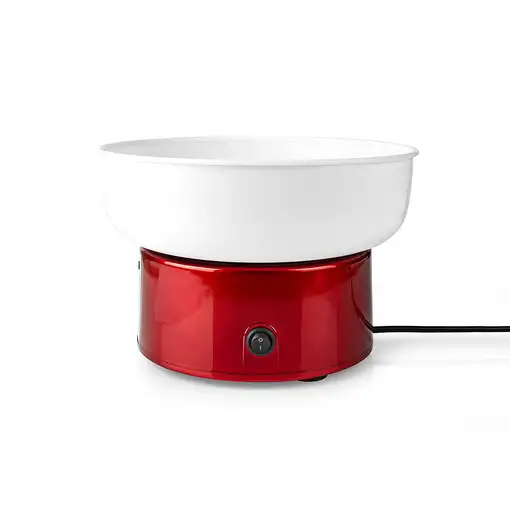 Nedis FCCM100FRD algodonera de azúcar Rojo, Blanco 500 W