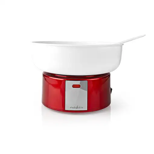 Nedis FCCM100FRD algodonera de azúcar Rojo, Blanco 500 W