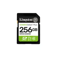 Kingston Technology 256 GB SDXC Canvas Select Plus Gen3 150 MB/s C10 UHS-I U1 V10