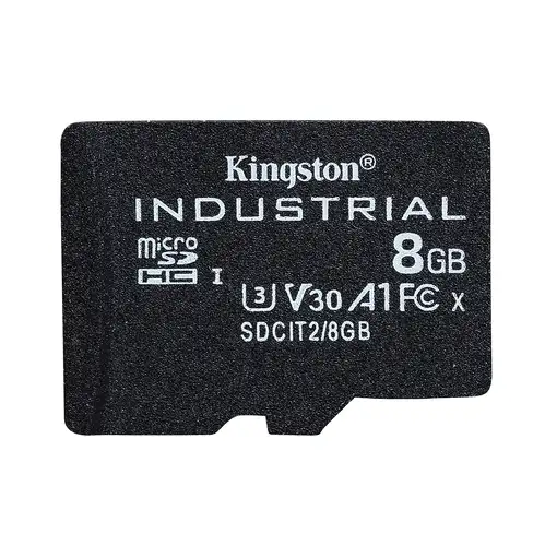 Kingston Technology Tarjeta 8GB microSDHC Industrial C10 A1 pSLC paquete individua