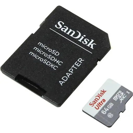 SanDisk Ultra MicroSDXC 64GB UHS-I + SD Adapter Clase 10