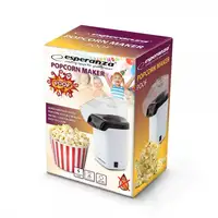 Esperanza EKP005W palomitas de maiz poppers Negro, Blanco 0,27 L 2 min 1200 W