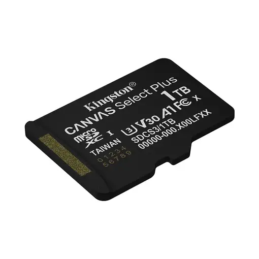 Kingston Technology 1TB microSDXC Canvas Select Plus Gen3 150MB/s A1 (Incluye adap