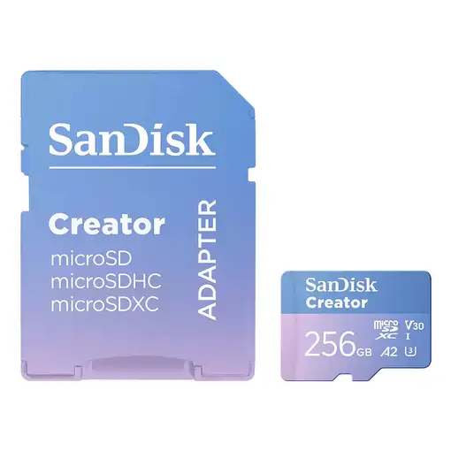 SanDisk Creator 256 GB MicroSDXC UHS-I Clase 10