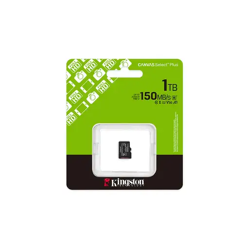 Kingston Technology 1TB micSDXC Canvas Select Plus Gen3 150R A1 (Adaptador de SD n