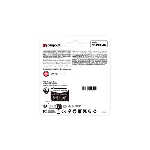 Kingston Technology 1TB micSDXC Canvas Select Plus Gen3 150R A1 (Adaptador de SD n