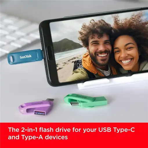 SanDisk Ultra Dual Drive Go USB 256GB unidad flash USB USB Type-A / USB Type-C 3.2