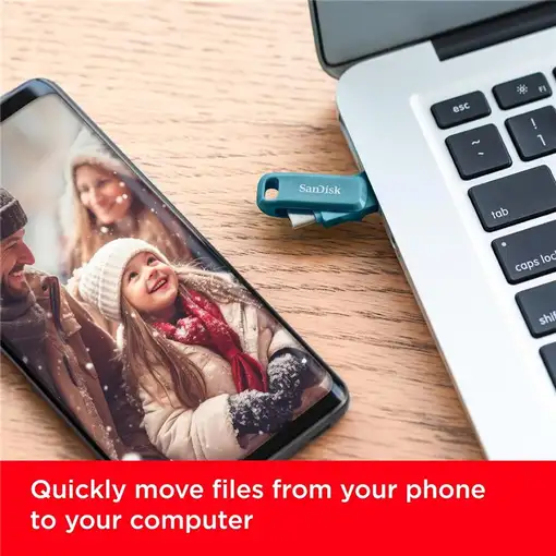 SanDisk Ultra Dual Drive Go USB 256GB unidad flash USB USB Type-A / USB Type-C 3.2