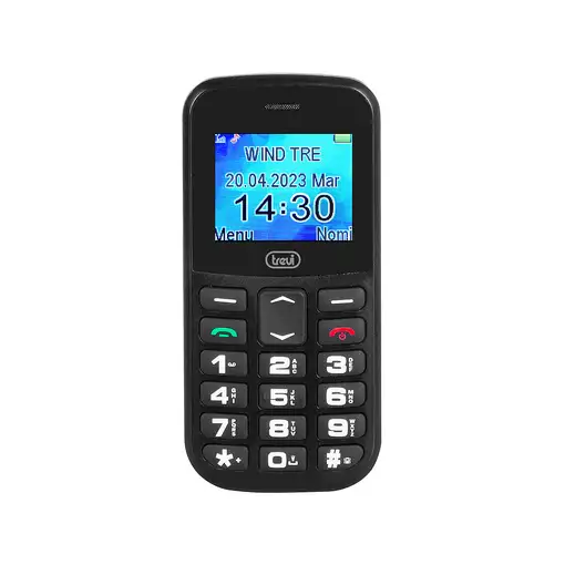 Trevi Max 20 4,5 cm (1.77\) 160 g Negro Teléfono para personas mayores