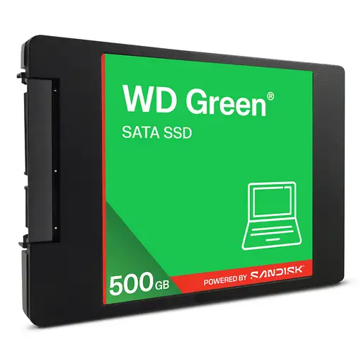 Western Digital Green WDS100T5G0A 500 GB 2.5'' Serial ATA III 3D NAND