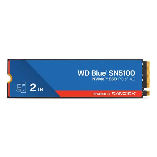 Western Digital WD Blue SN5100 2 TB M.2 PCI Express 4.0 NVMe QLC 3D