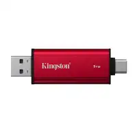 Kingston Technology 1TB Dual USB-A/C Portable SSD, Up to 1050MB/s USB 3.2 Gen 2