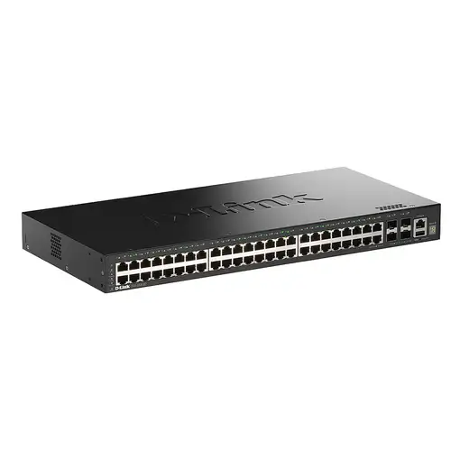 D-Link DGS-1530-52/E switch Gestionado L2 Gigabit Ethernet (10/100/1000) Negro