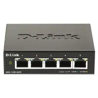 D-Link DGS-1100-05V2/B switch Gestionado L2 Gigabit Ethernet (10/100/1000) Negro