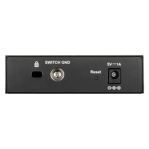 D-Link DGS-1100-05V2/B switch Gestionado L2 Gigabit Ethernet (10/100/1000) Negro