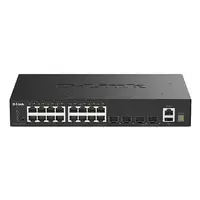 D-Link DGS-1530-20/E switch Gestionado L2 Gigabit Ethernet (10/100/1000) Negro