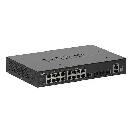 D-Link DGS-1530-20/E switch Gestionado L2 Gigabit Ethernet (10/100/1000) Negro