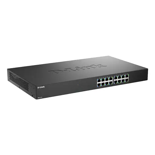 D-Link DMS-1016 No administrado L2+ 2.5G Ethernet (100/1000/2500) Negro