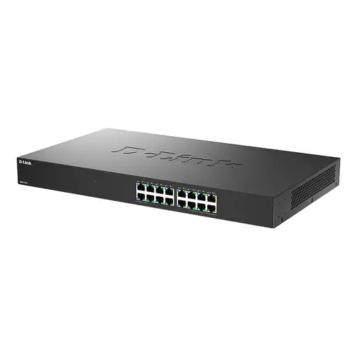 D-Link DMS-1016 No administrado L2+ 2.5G Ethernet (100/1000/2500) Negro