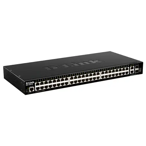 D-Link DGS-1520-52 switch Gestionado L3 10G Ethernet (100/1000/10000) 1U Negro