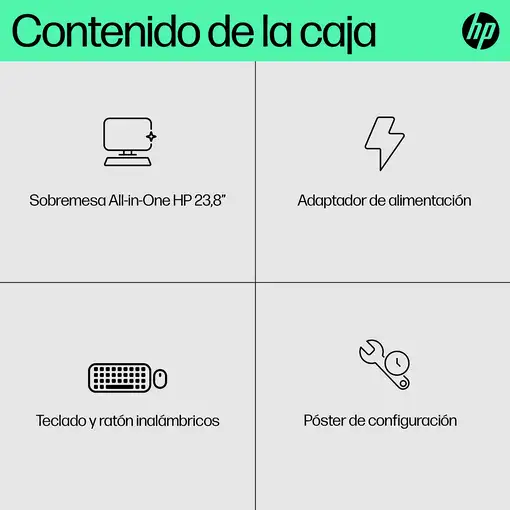 HP 24 -cr0158ns PC Intel® Core™ i3 i3-1315U 60,5 cm (23.8'') 1920 x 1080 Pixeles
