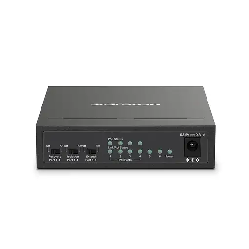 Mercusys MS106LP switch Gestionado Fast Ethernet (10/100) Energía sobre Ethernet (