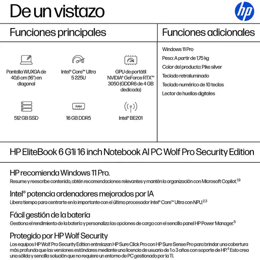 HP 77712 portátil G1i