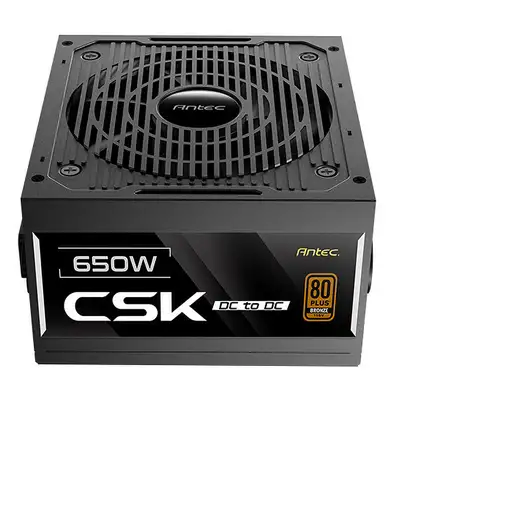 Antec CSK650DC EC unidad de fuente de alimentación 650 W 20+4 pin ATX ATX Negro