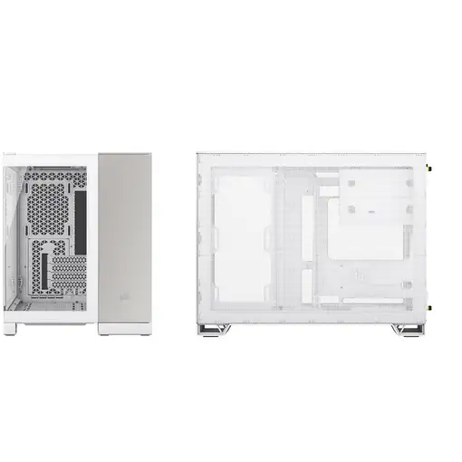 Corsair CC-9011289-WW carcasa de ordenador Midi Tower Gris, Blanco