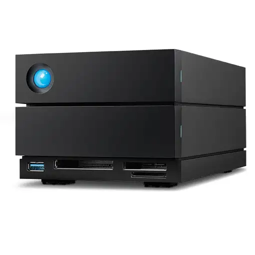 LaCie 2big Dock unidad de disco multiple 48 TB Escritorio Negro