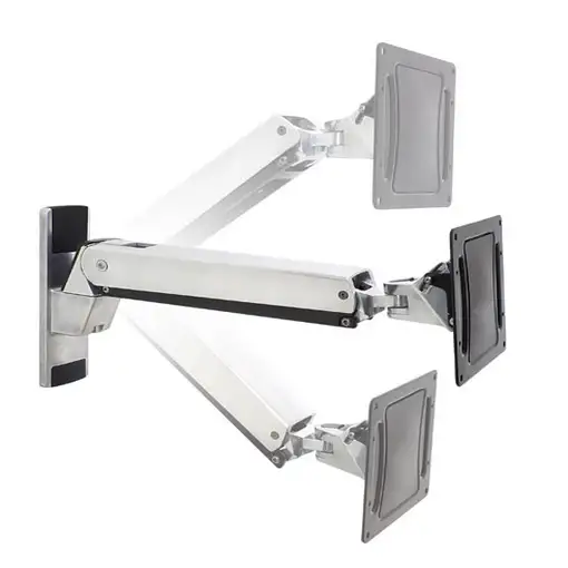Ergotron Interactive Arm, VHD 152,4 cm (60") Pared Aluminio, Negro