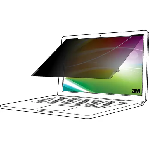 3M Filtro privacidad Bright Screen 13.3 pulg portátil, 16:9, BP133W9B