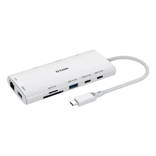 D-Link DUP-A01 hub de interfaz USB 3.2 Gen 1 (3.1 Gen 1) Type-C 10000 Mbit/s Blanc