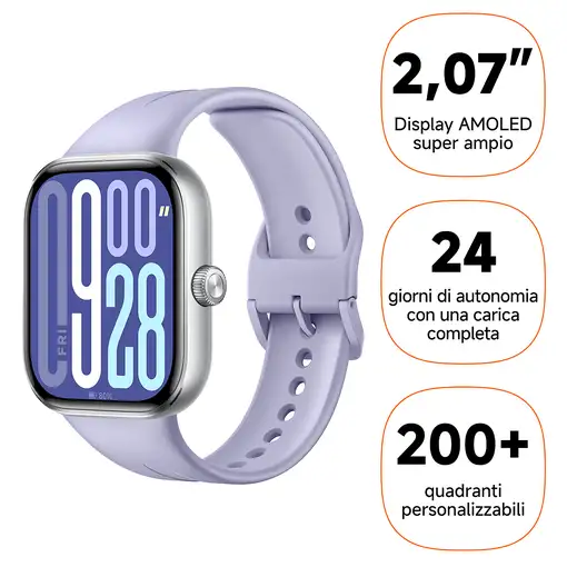 Xiaomi Watch 5 5,26 cm (2.07\) AMOLED Digital 432 x 514 Pixeles Pantalla táctil Pú