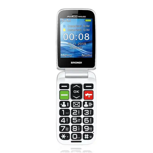 Brondi Amico Favoloso 7,11 cm (2.8\) Blanco Teléfono básico