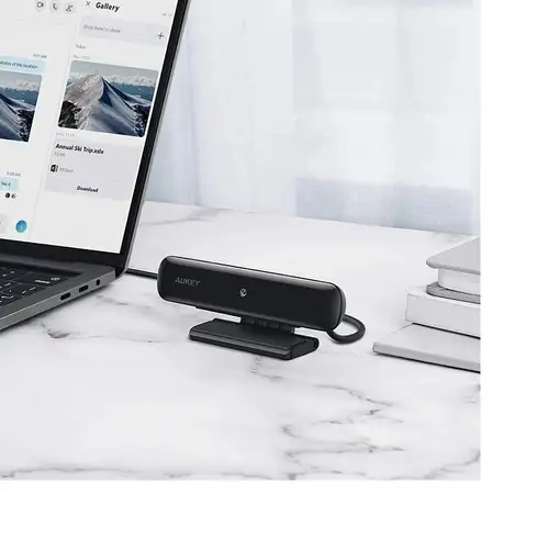 AUKEY PC-W1 cámara web 2 MP USB Negro