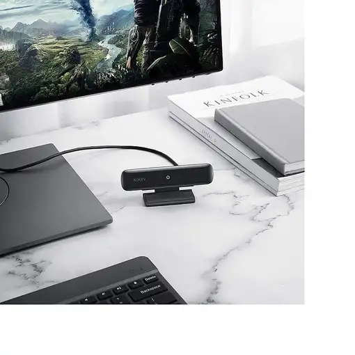 AUKEY PC-W1 cámara web 2 MP USB Negro