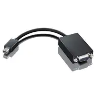 Lenovo 0A36536 adaptador de cable de vídeo VGA (D-Sub) Mini DisplayPort Negro