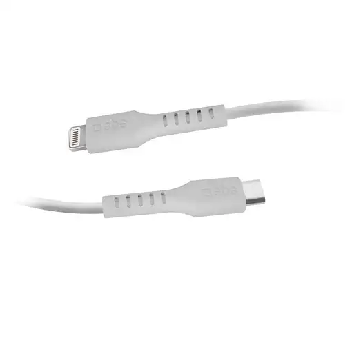 SBS TECABLELIGTC1W cable de conector Lightning 1 m Blanco