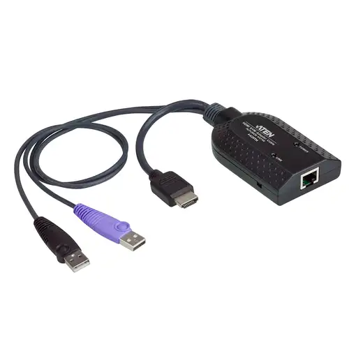 ATEN KA7168 cable para video, teclado y ratón (kvm) Negro