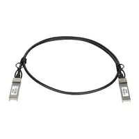 D-Link DEM-CB100S28 Cable de fibra óptica e InfiniBand 1 m SFP28 Negro, Plata