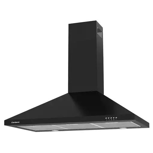 Corbero KURAMATHI960B campana De pared Negro 621,71 m³/h