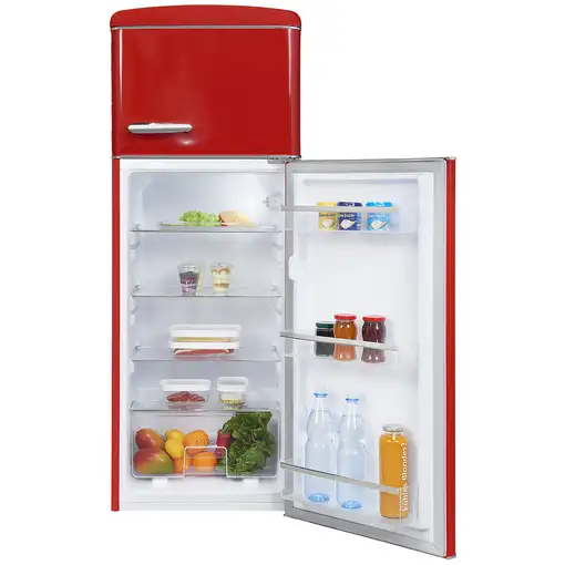 Frigoríficos dos puertas Independiente 206 L Rojo 811531302 EXQUISIT