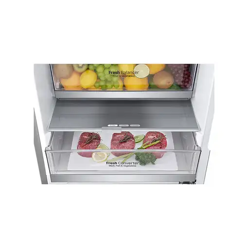 Frigoríficos dos puertas Independiente 384 L Metálico GBB72MBUBN LG