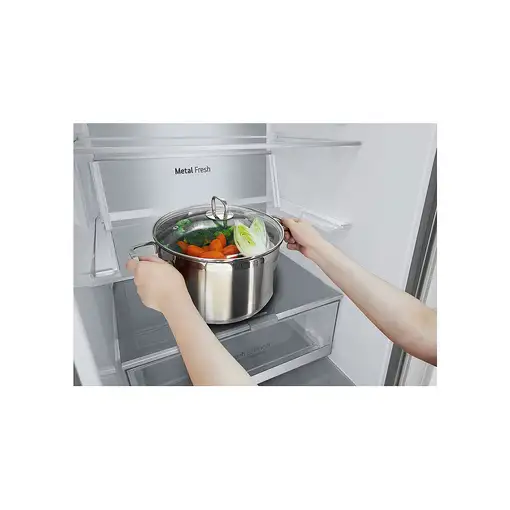 Frigoríficos dos puertas Independiente 384 L Metálico GBB72MBUBN LG